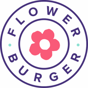 De bedrijfsnaam is flower burger