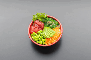 De bedrijfsnaam is GoldFish Sushi & Poke