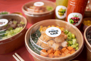 De bedrijfsnaam is the poké lab to go - oud west